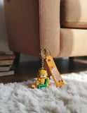3D PVC Figure Keychain - Garfield - Sitting In Green Chair