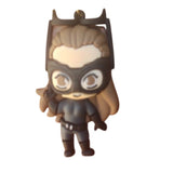 3D PVC Figure Keychain - Gatubela Superheroes - Catwoman Chibi Standing