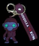 3D PVC Figure Keychain - Godzilla Vs Kong - Chibi Kong Green Eyes