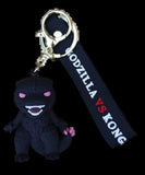 3D PVC Figure Keychain - Godzilla Vs Kong - Chibi Godzilla Pink Glow