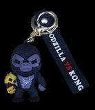 3D PVC Figure Keychain - Godzilla Vs Kong - Kong With Battle Axe