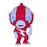 3D PVC Figure Keychain - Godzilla Vs Kong - Warbat Chibi Red Variant