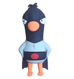 3D PVC Figure Keychain - Goose Goose Duck - Pigeon Killer With Cape