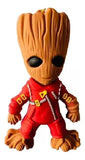 3D PVC Figure Keychain - Guardianes De La Galaxia Superheroes - Baby Groot Ravager Suit Variant 2