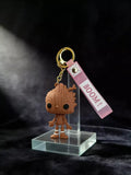3D PVC Figure Keychain - Guardianes De La Galaxia Superheroes - Baby Groot Ravager Outfit Variant 2