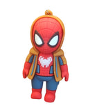 3D PVC Figure Keychain - Spider-Man - Chibi Hoodie