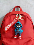 3D PVC Figure Keychain - Spider-Man - Miles Morales Blue Hoodie