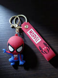 3D PVC Figure Keychain - Spider-Man - Chibi Crouching