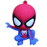 3D PVC Figure Keychain - Spider-Man - Chibi Crouching