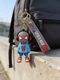3D PVC Figure Keychain - Spider-Man - Miles Morales Hoodie Headphones