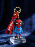 3D PVC Figure Keychain - Spider-Man - Chibi Hoodie Headphones