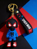 3D PVC Figure Keychain - Spider-Man - Miles Morales Hoodie Headphones Variant 2