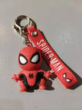3D PVC Figure Keychain - Spider-Man - Chibi Crouching Pose