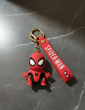 3D PVC Figure Keychain - Spider-Man - Chibi Crouching Pose