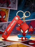 3D PVC Figure Keychain - Spider-Man - Chibi Web-shooting