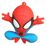 3D PVC Figure Keychain - Spider-Man - Chibi Web-shooting
