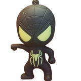 3D PVC Figure Keychain - Spider-Man - Chibi Symbiote