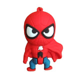 3D PVC Figure Keychain - Spider-Man - Chibi With Cape