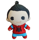 3D PVC Figure Keychain - Spider-Man - Peter Parker Hoodie Outfit