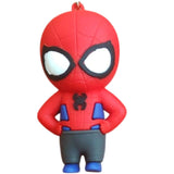 3D PVC Figure Keychain - Spider-Man - Chibi Hands On Hips