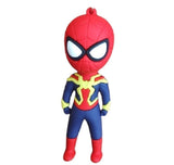 3D PVC Figure Keychain - Spider-Man - Chibi Iron Spider Standing