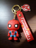 3D PVC Figure Keychain - Spider-Man - Chibi Web Pose