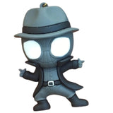 3D PVC Figure Keychain - Spider-Man - Noir Pointing