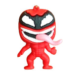 3D PVC Figure Keychain - Hombre Araña Venom - Carnage Long Tongue
