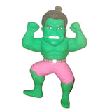 3D PVC Figure Keychain - Hulk Superheroes - Hulk Pink Shorts Crouching