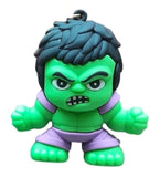 3D PVC Figure Keychain - Hulk Superheroes - Chibi Hulk Angry