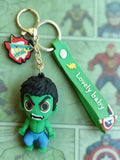 3D PVC Figure Keychain - Hulk Superheroes - Chibi Hulk Angry Variant 2