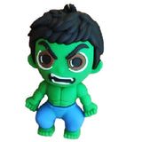 3D PVC Figure Keychain - Hulk Superheroes - Chibi Hulk Angry Variant 2