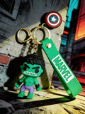 3D PVC Figure Keychain - Hulk Superheroes - Chibi Hulk Angry Variant 3