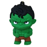 3D PVC Figure Keychain - Hulk Superheroes - Chibi Hulk Angry Variant 4