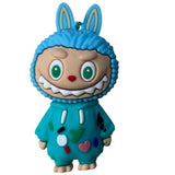 3D PVC Figure Keychain - Labubu - Graffiti Bunny Hoodie