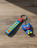3D PVC Figure Keychain - Poppy Playtime - Chibi Huggy Wuggy