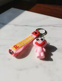 3D PVC Figure Keychain - Poppy Playtime - Pink Smiling Critter Keychain