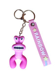 3D PVC Figure Keychain - Rainbow Friends - Pink Character Keychain