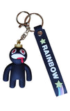 3D PVC Figure Keychain - Rainbow Friends - Black Crown Drool