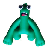 3D PVC Figure Keychain - Rainbow Friends - Green Crouching Pose