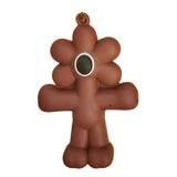 3D PVC Figure Keychain - Rainbow Friends - Brown Standing Figure Variant 2