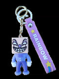 3D PVC Figure Keychain - Rainbow Friends - Cyan Ringmaster Suit