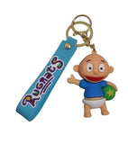 3D PVC Figure Keychain - Rugrats - Tommy Pickles Thumbs Up Star Ball