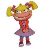3D PVC Figure Keychain - Rugrats - Angelica Classic Purple Dress