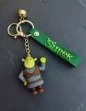 3D PVC Figure Keychain - Shrek - Smiling Fist Raised