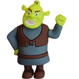 3D PVC Figure Keychain - Shrek - Smiling Fist Raised