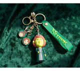 3D PVC Figure Keychain - Shrek - Lord Farquaad Green Skin