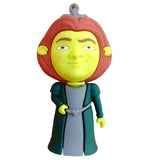 3D PVC Figure Keychain - Shrek - Lord Farquaad Green Skin