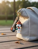3D PVC Figure Keychain - Snoopy - Explorer With Compass