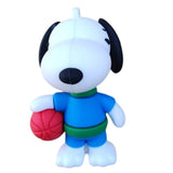 3D PVC Figure Keychain - Snoopy - Holding Basketball